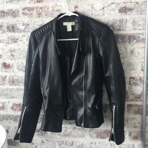 Faux Leather Jacket